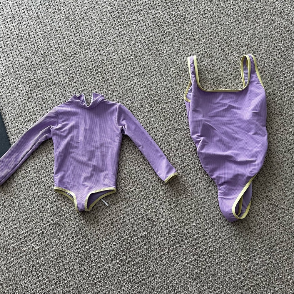 LainSnow mommy & me bundle Lavendar & lemon trim